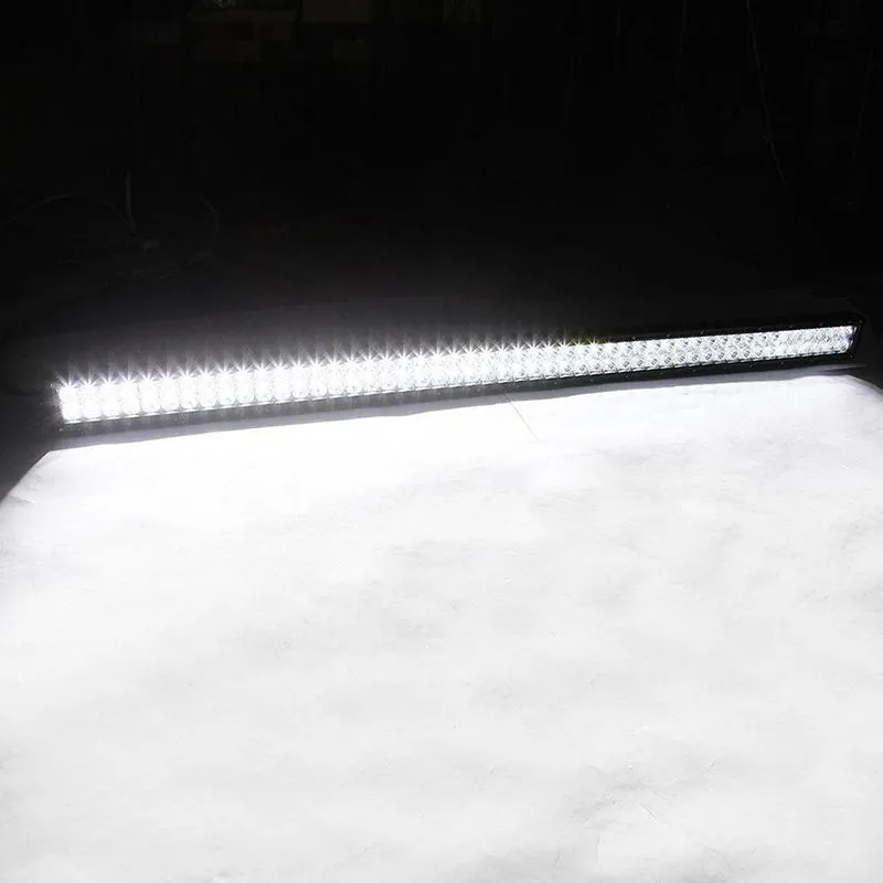 52" RGBW LED Light Bar & 2 RGB Pods & All Brackets for Jeep Wrangler JL JLU and Gladiator JT