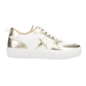 Aura Metallic Platform Lace Up Sneakers