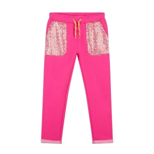 Billieblush Pink Sequins Jogging Bottom