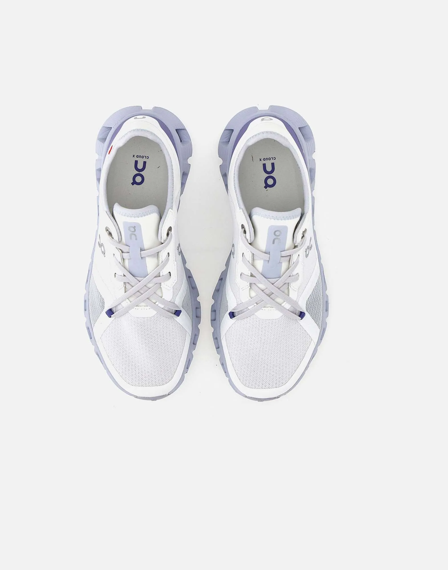 Cloud x3ad Women's White and Lilac Sneakers