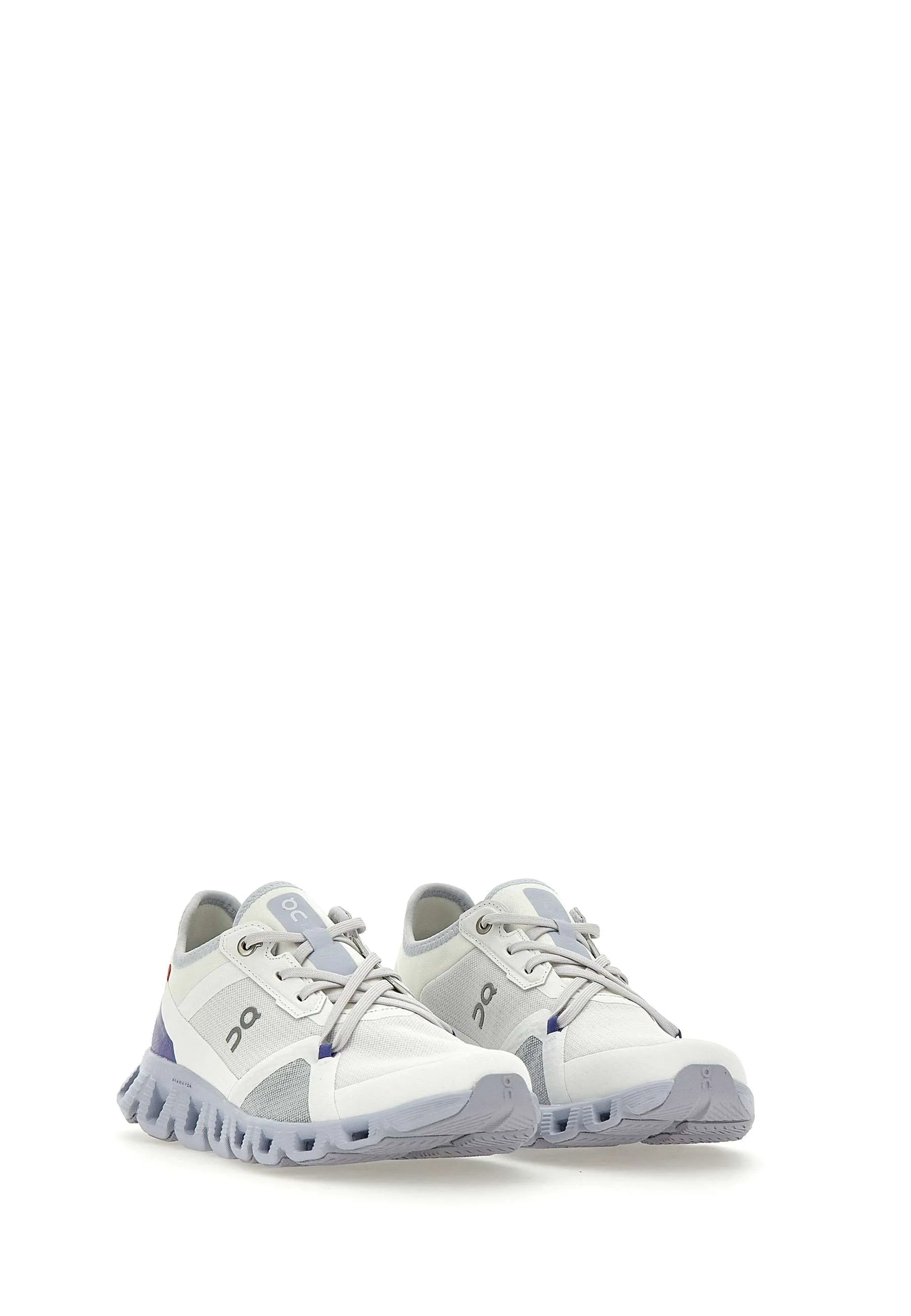 Cloud x3ad Women's White and Lilac Sneakers