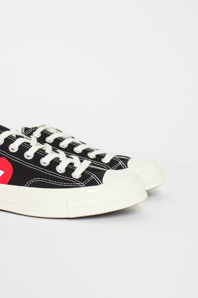 Comme Des Garçons PLAY X Chuck Taylor 1970s Ox Black