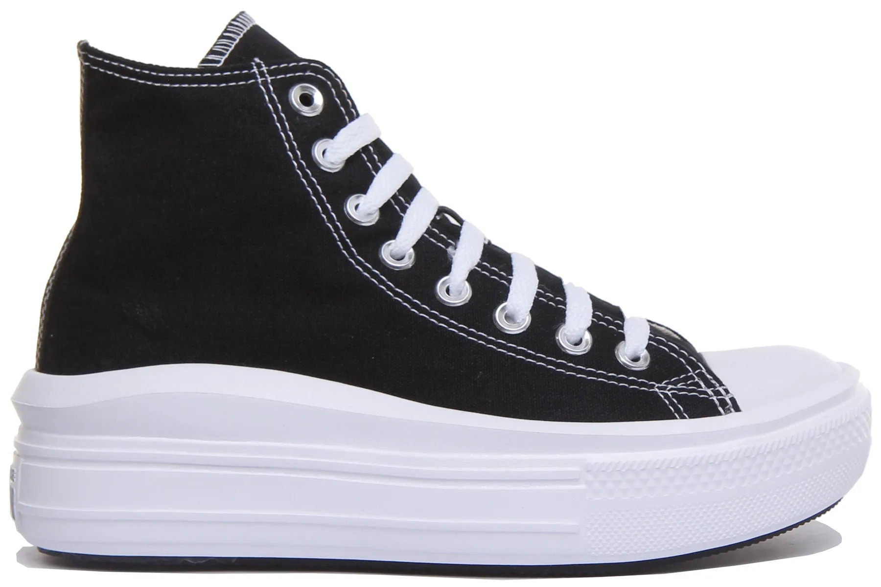 Converse 568497C CT All Star Hi Trainer In Black White For Women