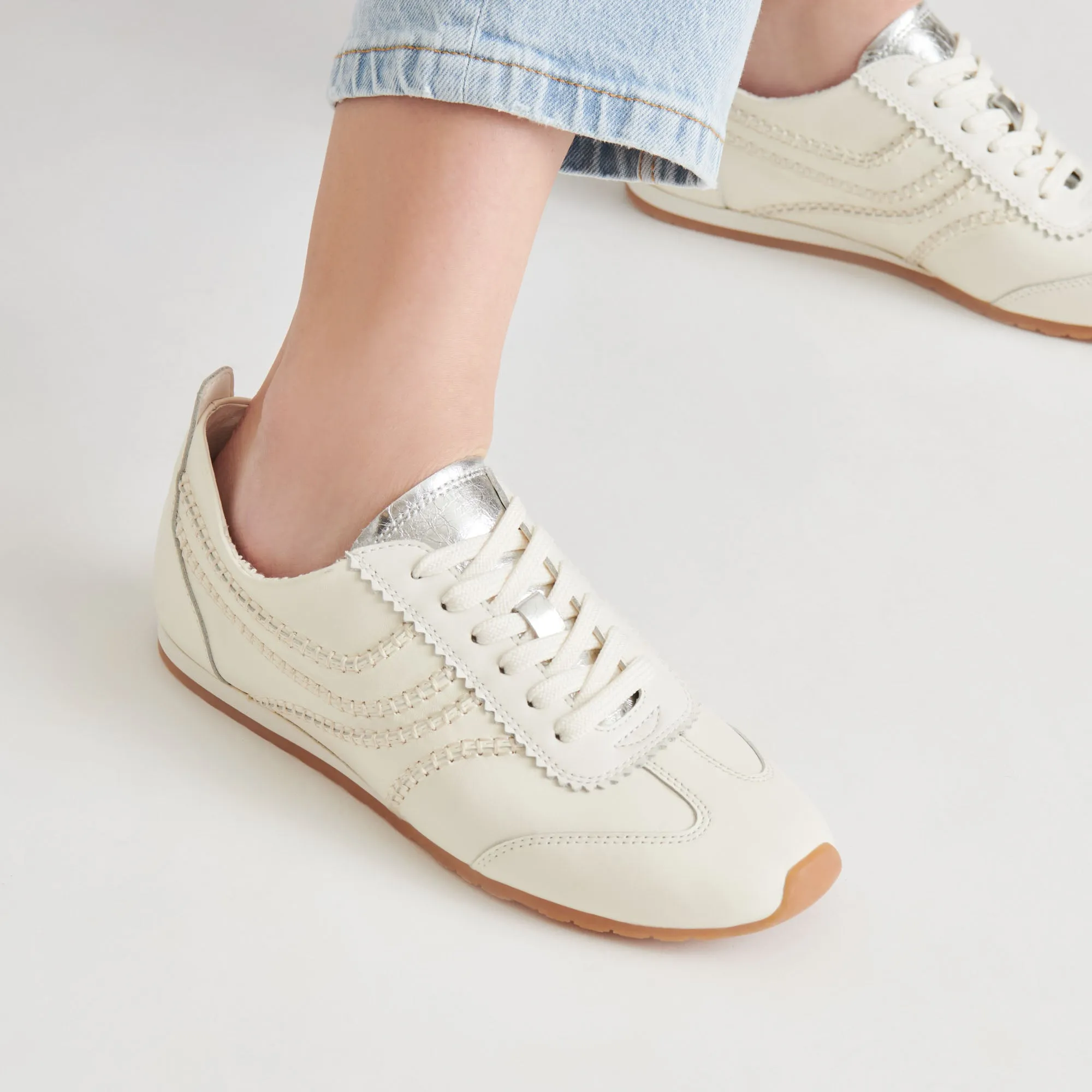 DELANY SNEAKERS OFF WHITE LEATHER