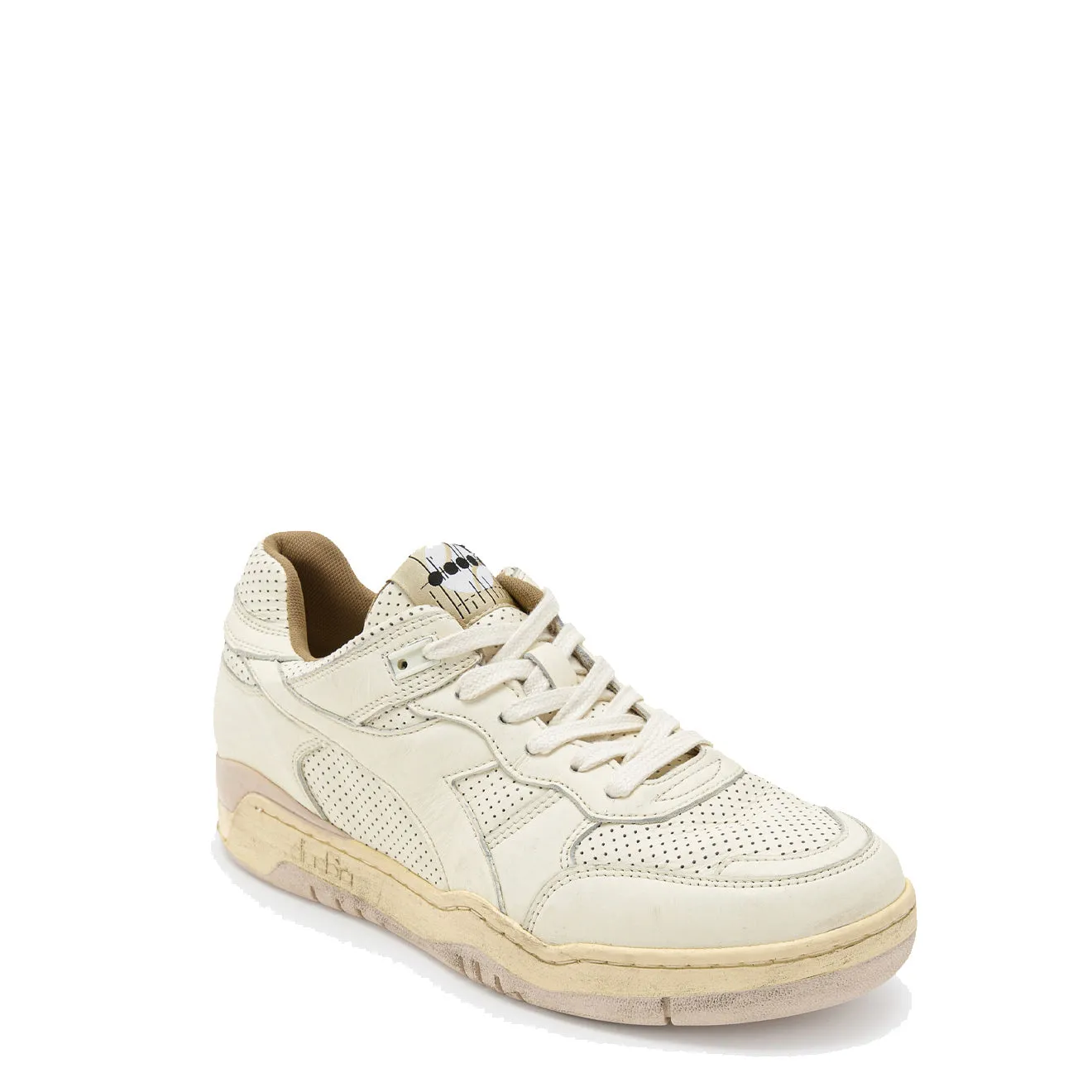 Diadora 560 Apulia Used Italia Trainers Papyrus White