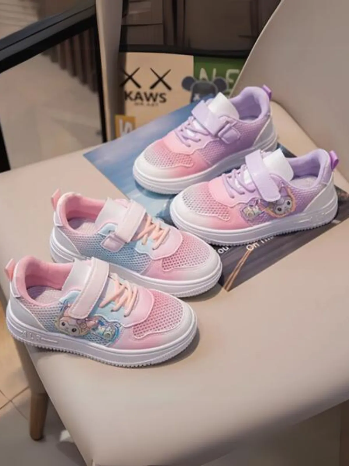 Girls Cute Character Sneakers By Liv and Mia