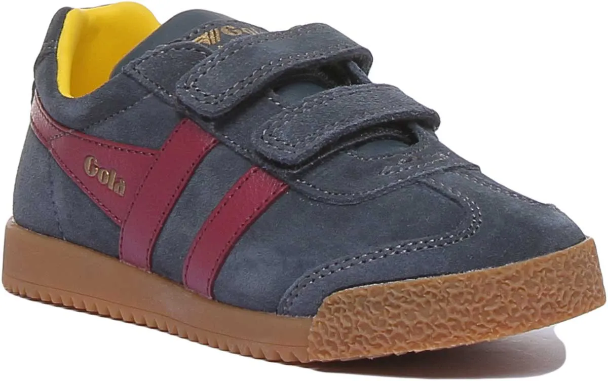 Gola Classics Harrier With Velcro Straps In Graphite