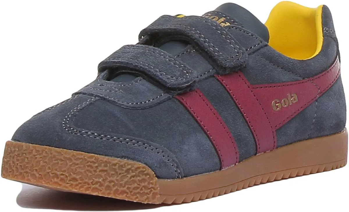 Gola Classics Harrier With Velcro Straps In Graphite