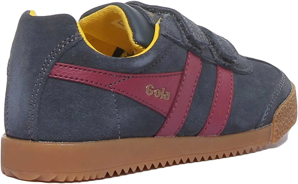 Gola Classics Harrier With Velcro Straps In Graphite