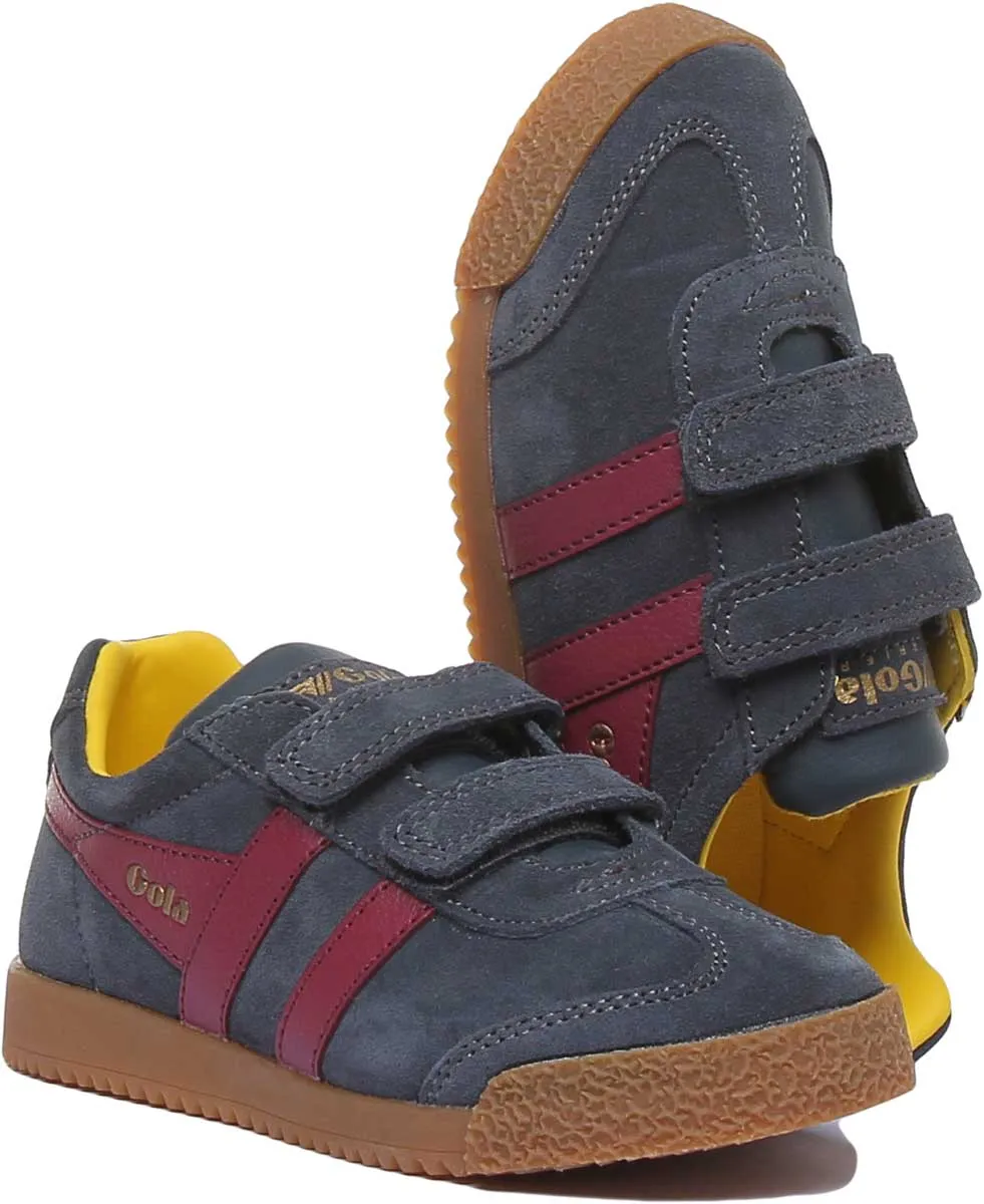 Gola Classics Harrier With Velcro Straps In Graphite