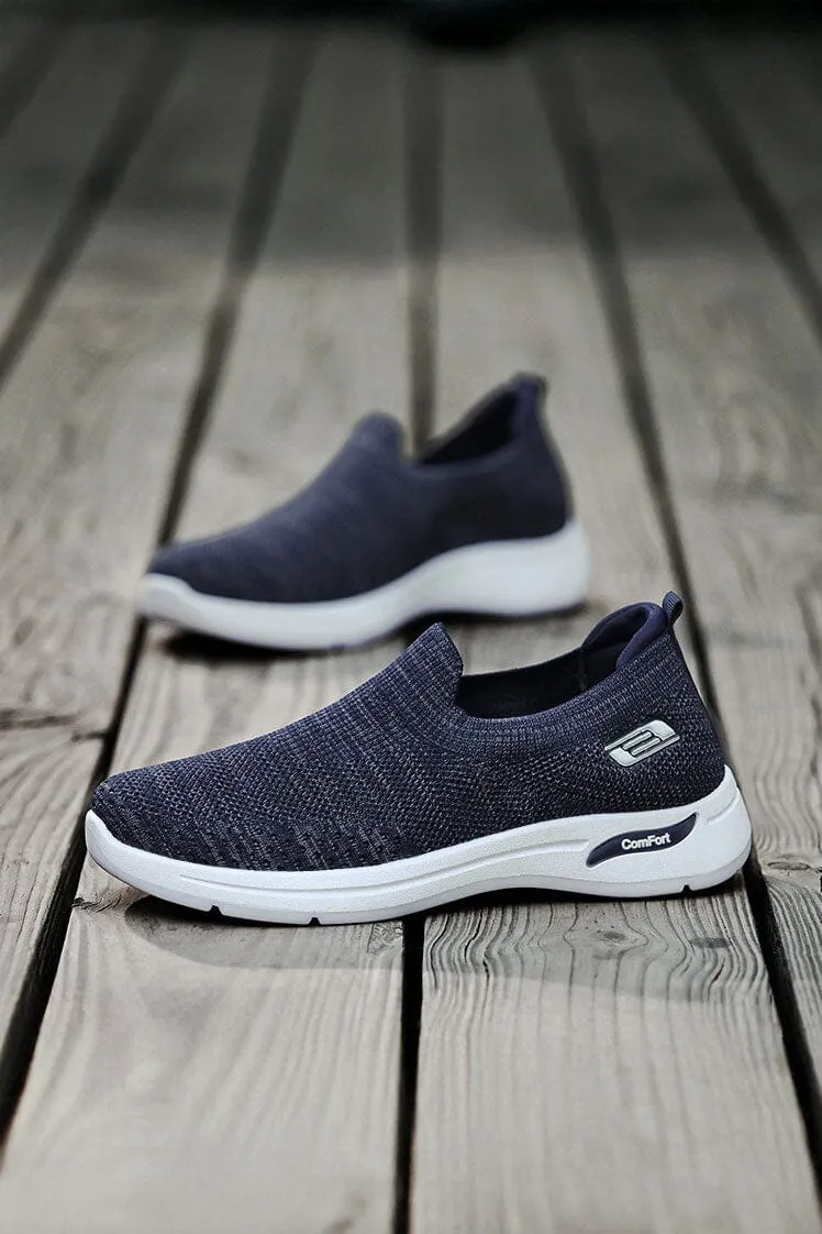 Men's Premium Mesh Upper Slip-On Sneakers