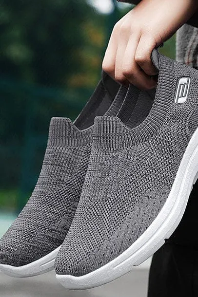 Men's Premium Mesh Upper Slip-On Sneakers