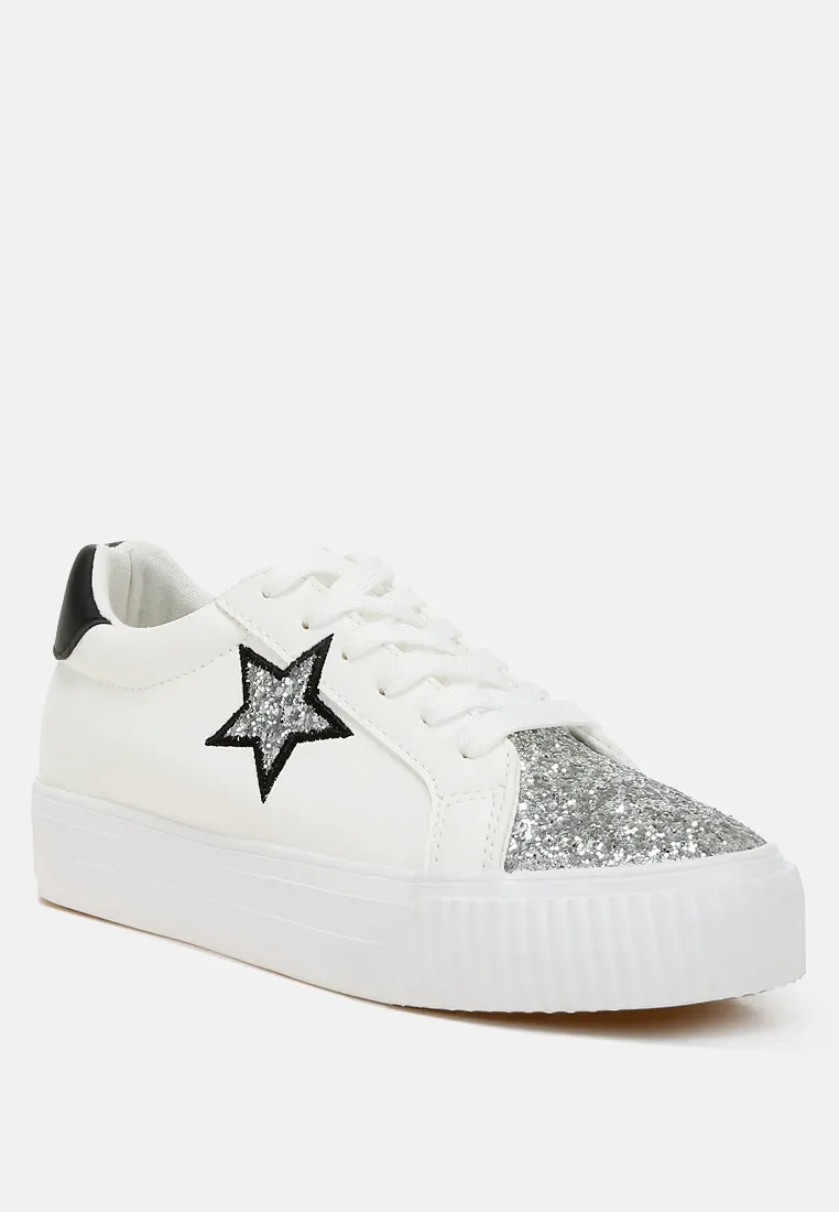 Merida Glitter Patch Chunky Sneakers