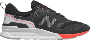 New Balance 997H 'Black Energy Red' sneakers, black