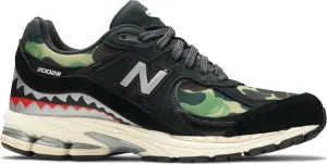 New Balance BAPE x 2002R 'Apes Together Strong - Black Camo' Sneakers, Black