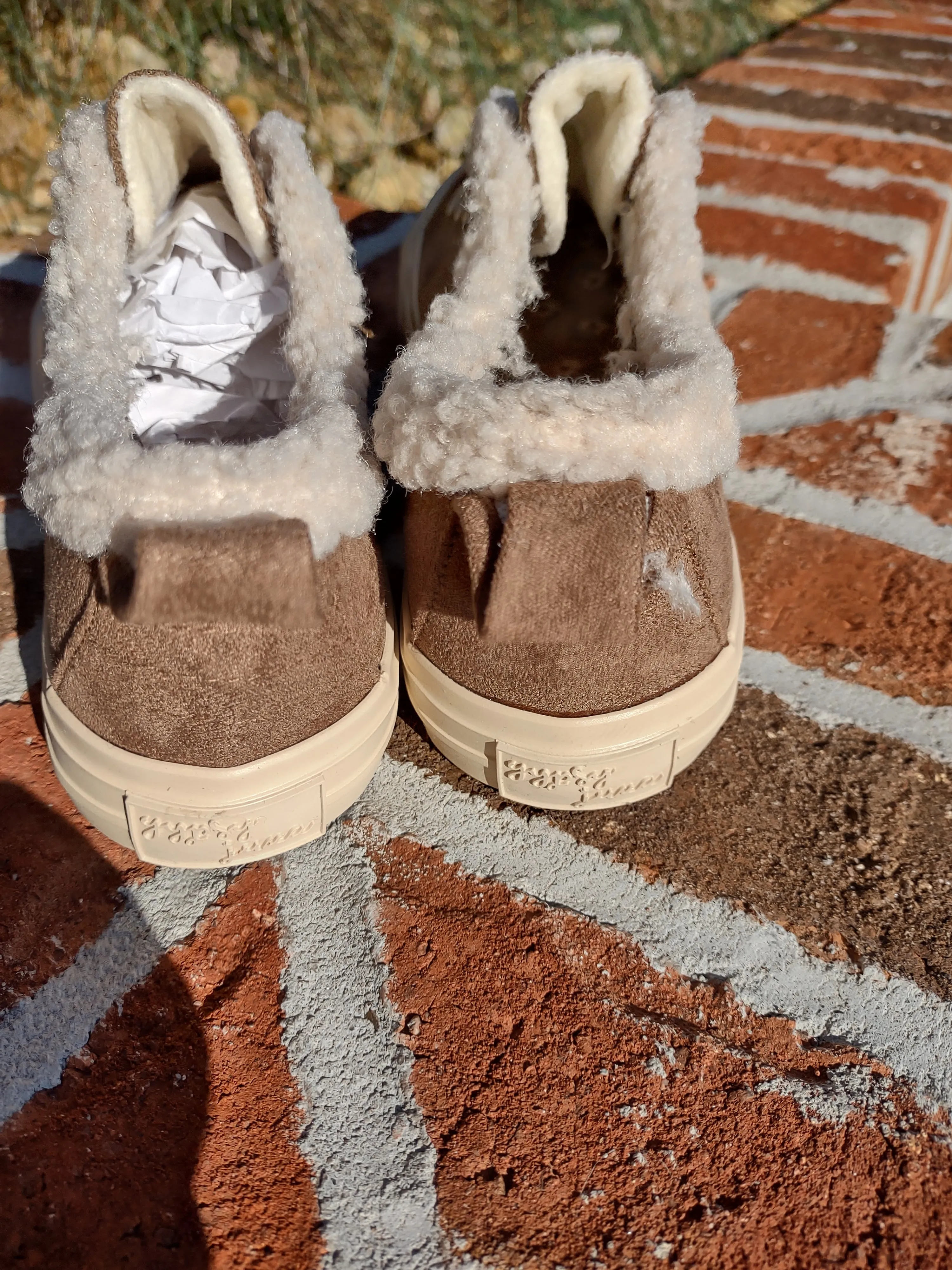 No Lace Suede Sneaker with Sherpa Lining | Gypsy Jazz Snowflake