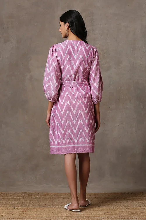 Okhai 'Aster' Pure Cotton Ikat Dress