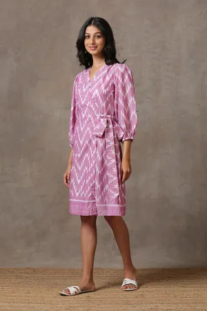 Okhai 'Aster' Pure Cotton Ikat Dress