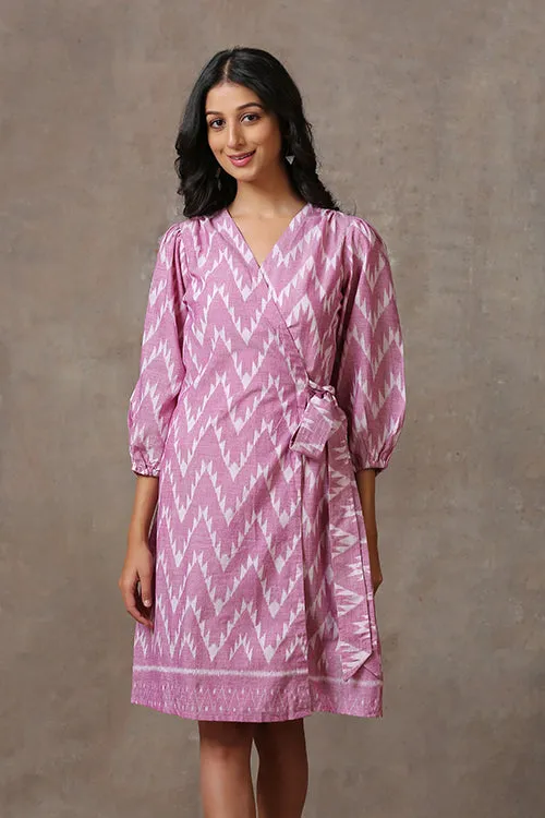 Okhai 'Aster' Pure Cotton Ikat Dress