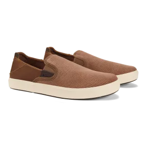 Olukai Lae'ahi Kapa Shoe-Tan/Dk Wood