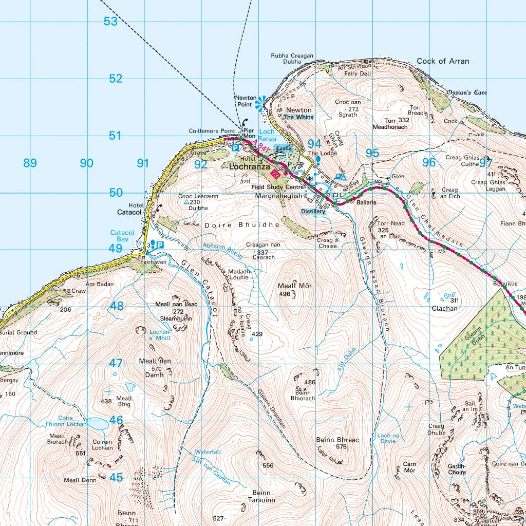 OS Isle of Arran Family PACMAT Picnic Blanket