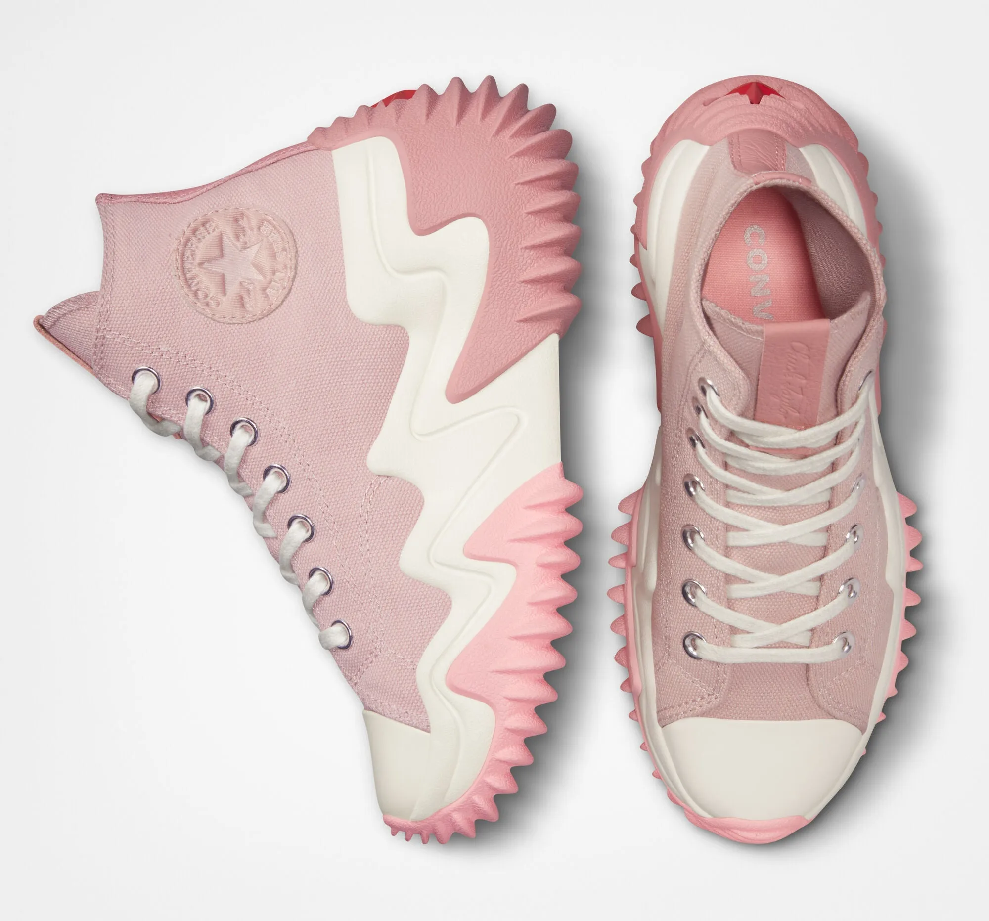 Run Star Motion Hi Sneakers in Rust Pink