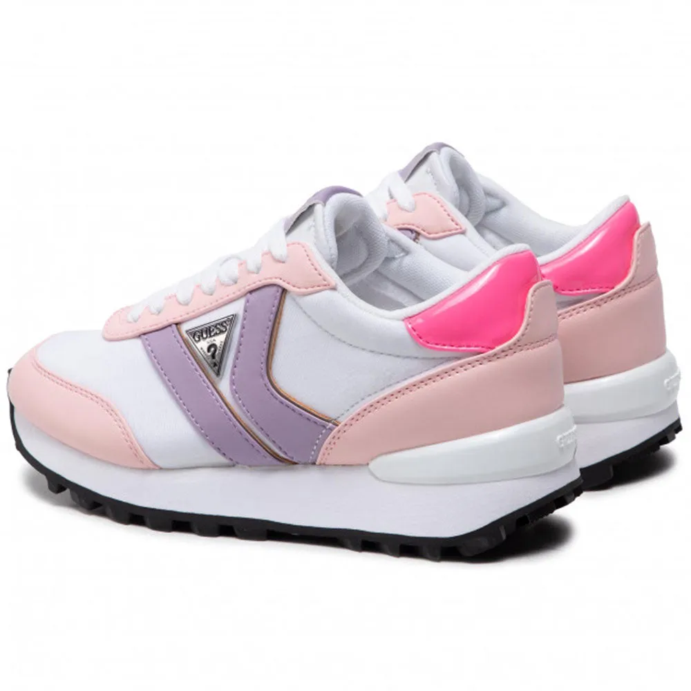 Scarpe Donna GUESS Sneakers Colore Bianco - Rosa Linea Samsin