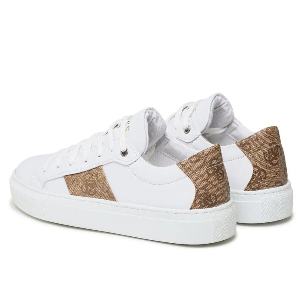 Scarpe Donna GUESS Sneakers Colore White - Brown Linea Toda