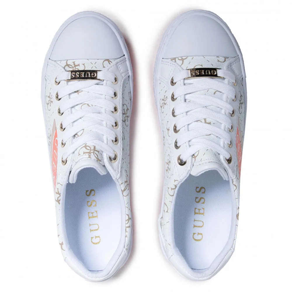 Scarpe Donna GUESS Sneakers Linea Barona Colore Bianco