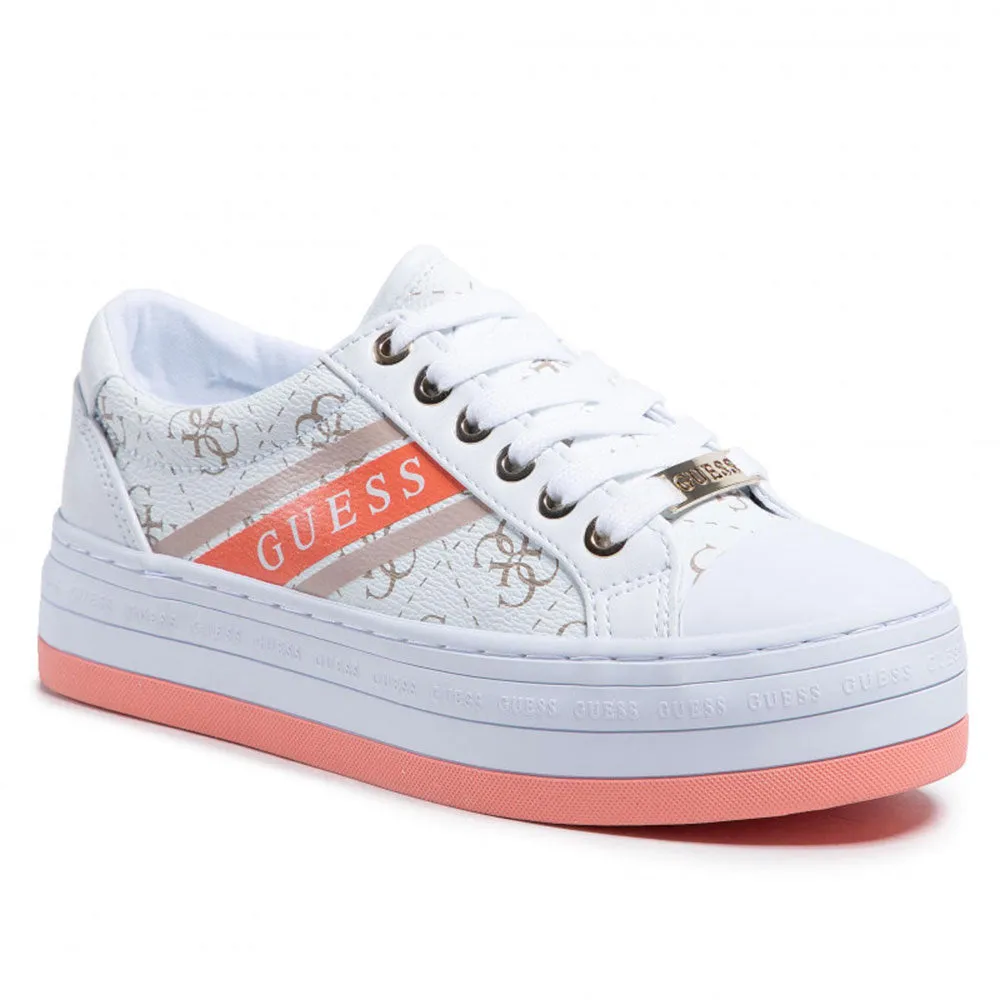 Scarpe Donna GUESS Sneakers Linea Barona Colore Bianco