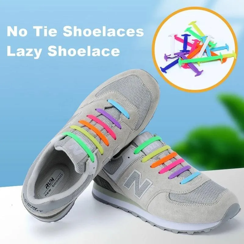 Silicone Shoelaces: Quick & Stylish Lace Upgrade for Sneakers