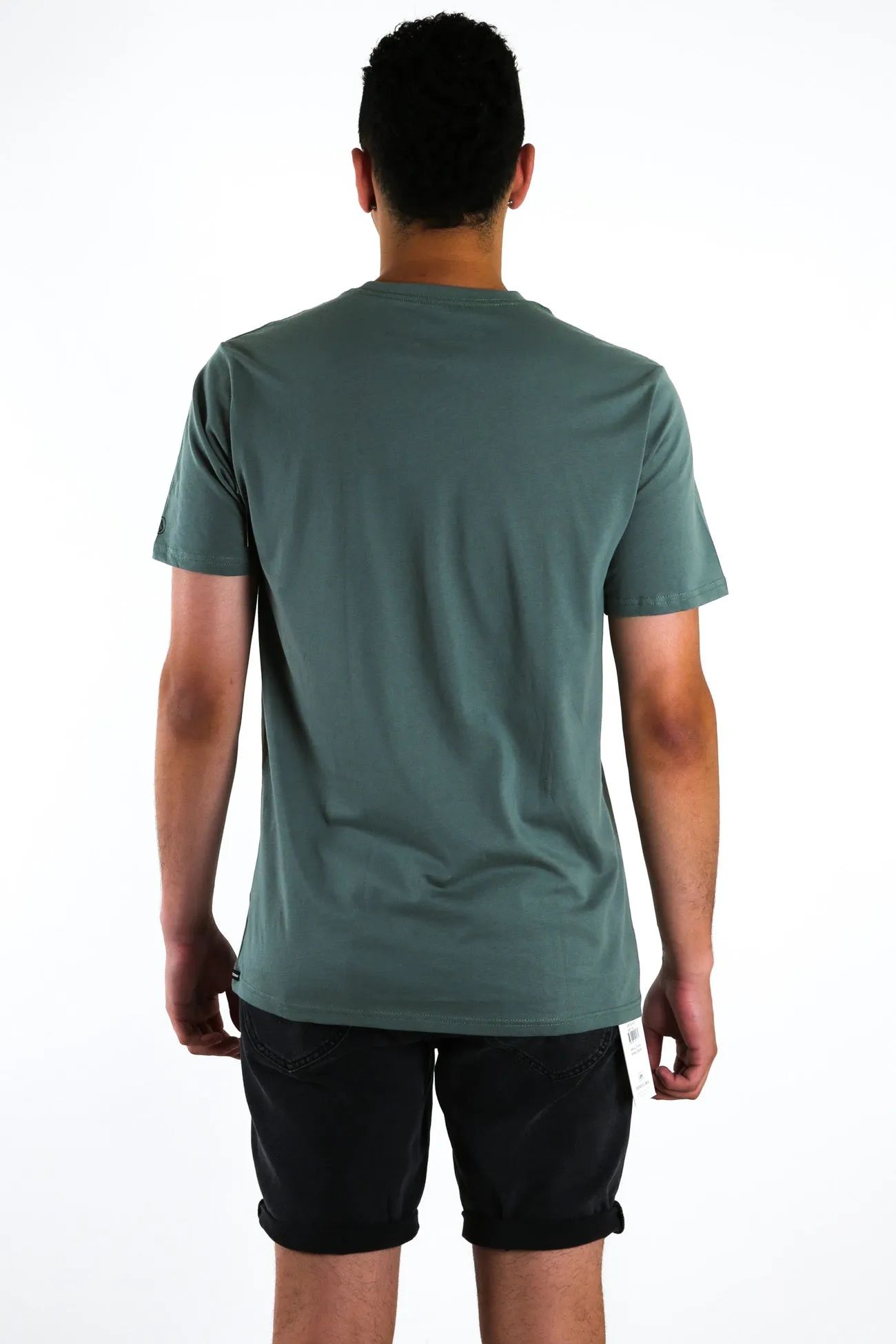 Solid Short Sleeve Tee Fir Green