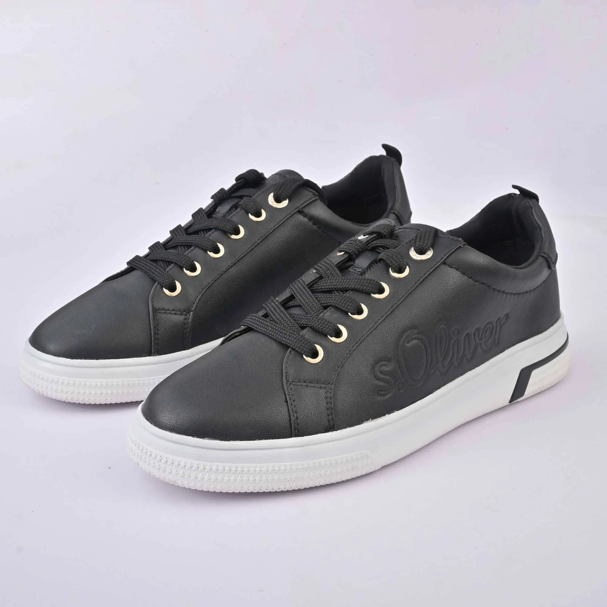 S.Oliver Unisex Harcourt Soft Sole Leather Sneakers