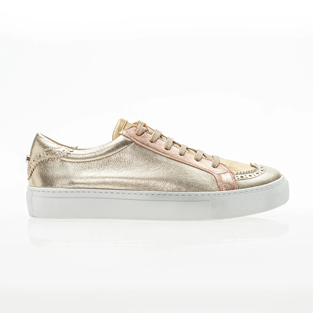 Steps Sneakers Gold and Silver