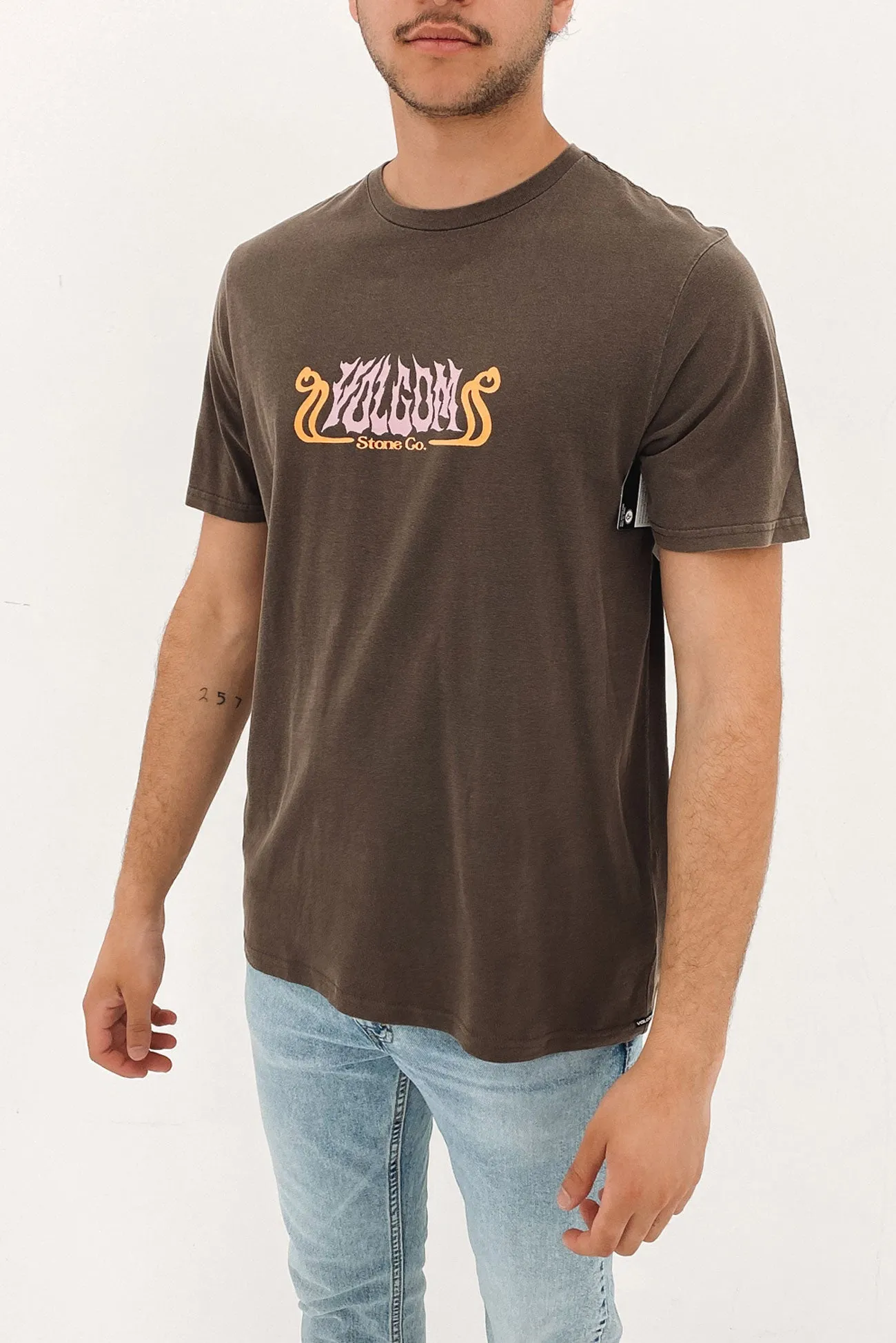 Subterraner PW Short Sleeve Tee Dark Brown