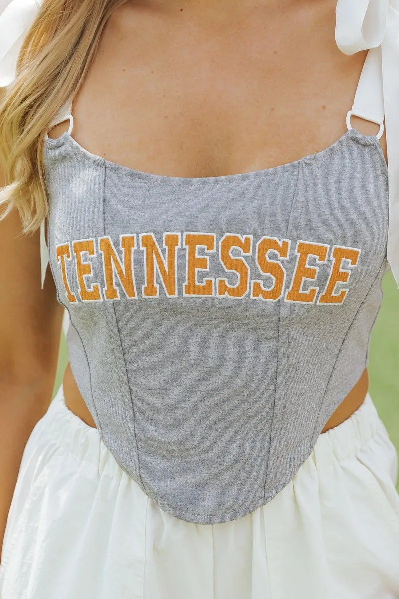 Tennessee Sleeveless Satin Bow Top - FINAL SALE