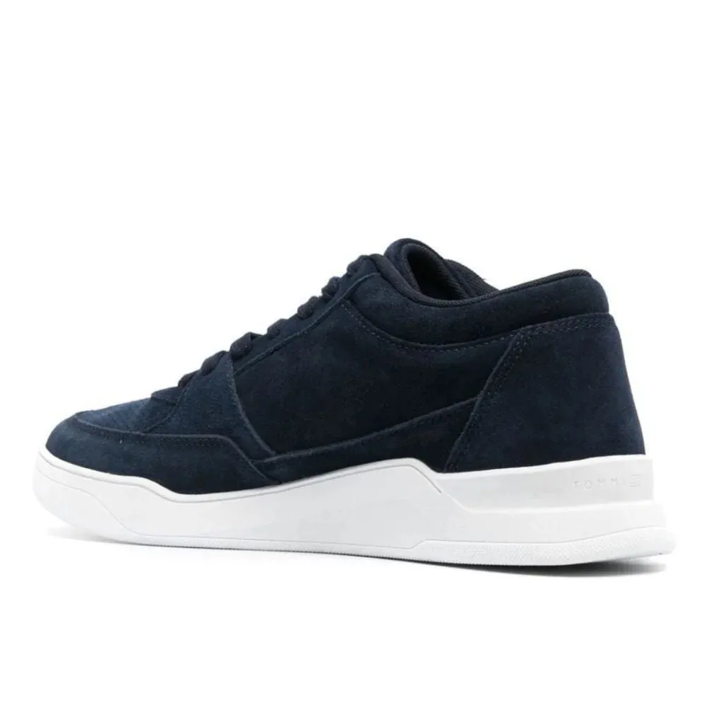 Tommy Hilfiger Elevated Mid Cup Suede Leather FM0FM04134- NAVY