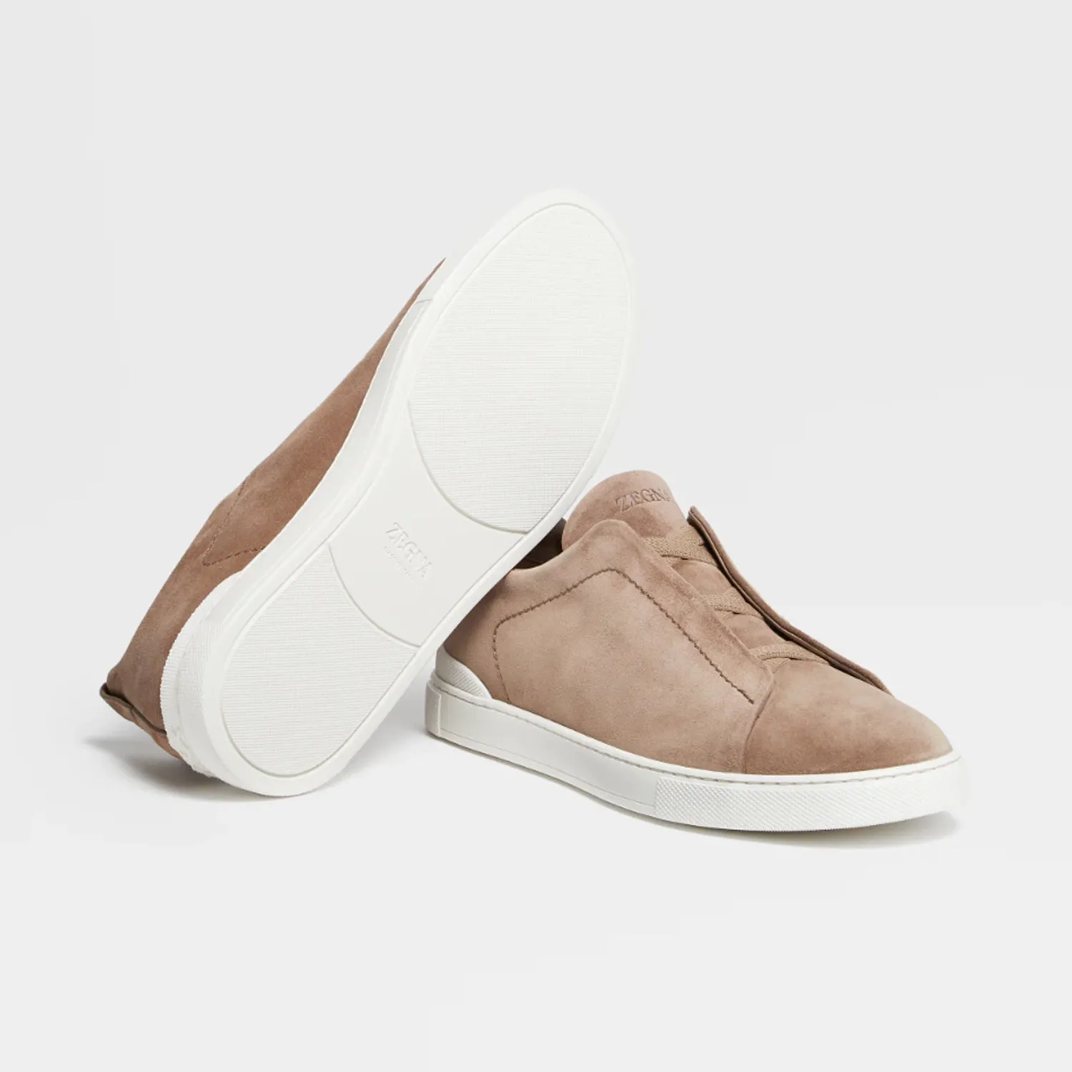 Triple Stitch Suede Sneaker