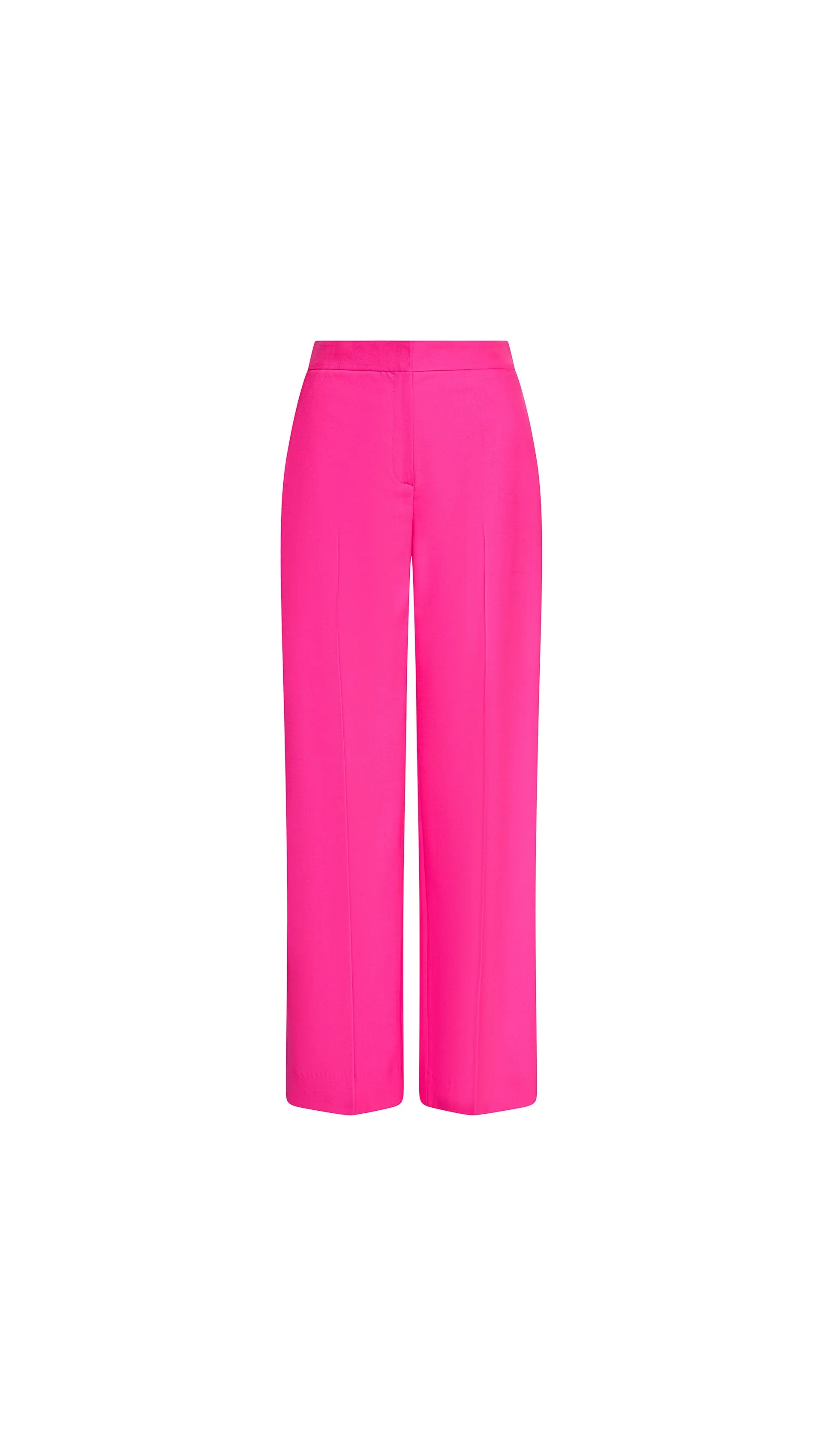 #VotingSuitsYou Wide Leg Trouser in Seasonless Wool | Bright Pink