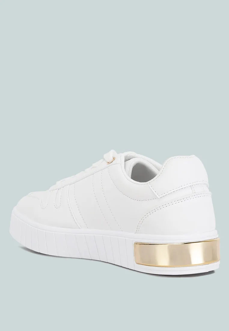 Welsh Panelling Detail Sneakers