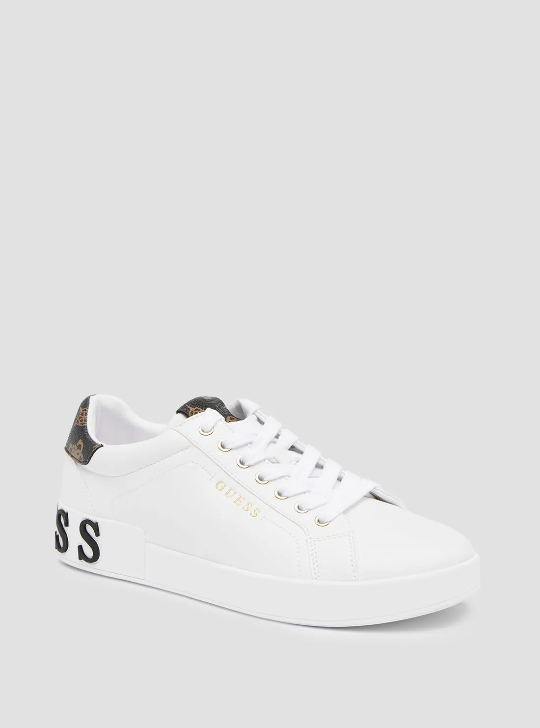 White Corlan Logo Sneakers