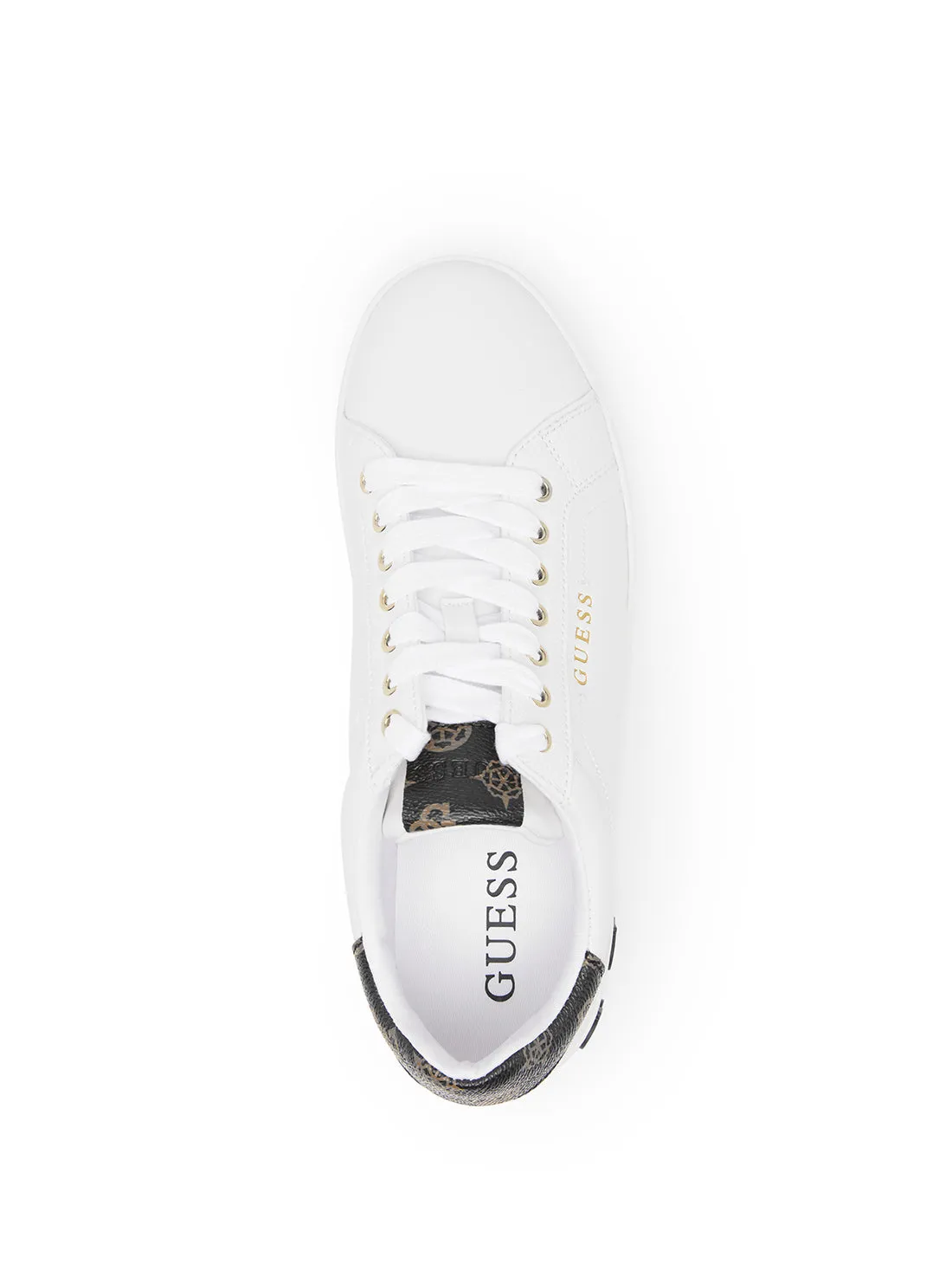 White Corlan Logo Sneakers