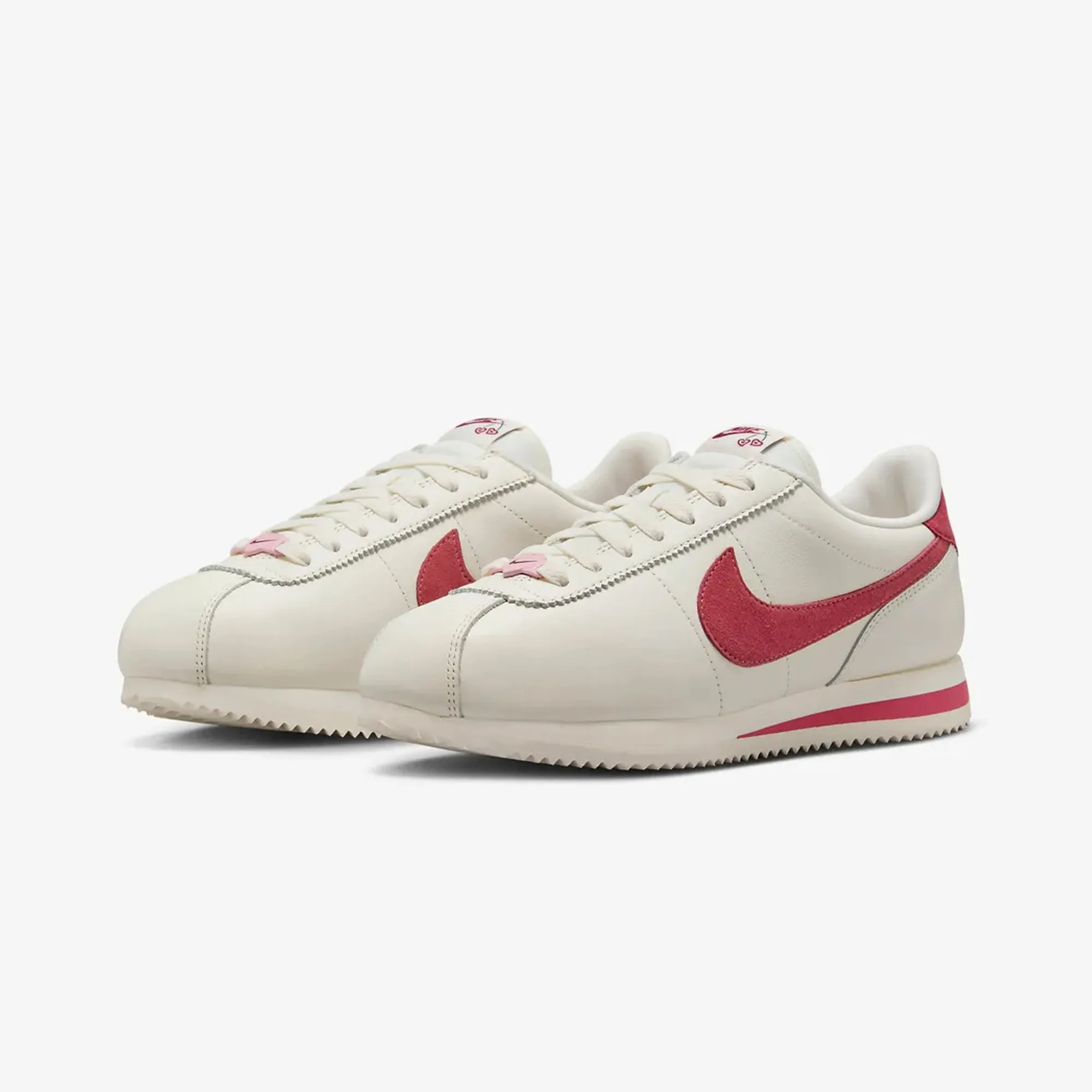 WMN'S CORTEZ SE 'SAIL/ADOBE-MED SOFT PINK-TEAM RED'