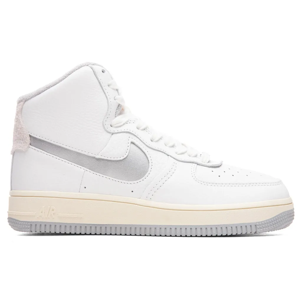 Women's Air Force 1 Sculpt - Summit White/Silver/Coconut Milk