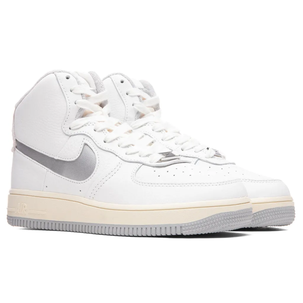 Women's Air Force 1 Sculpt - Summit White/Silver/Coconut Milk