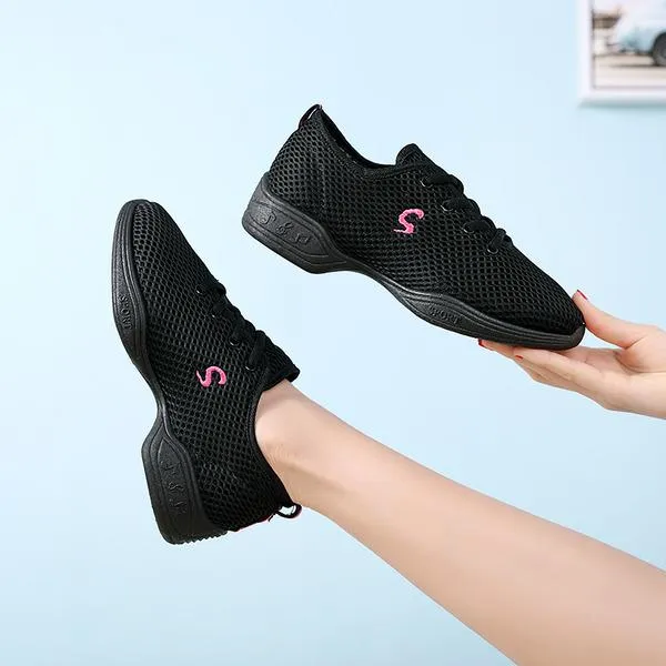 Women's Cloth Sneakers Modern Jazz Sneakers Dance Shoes