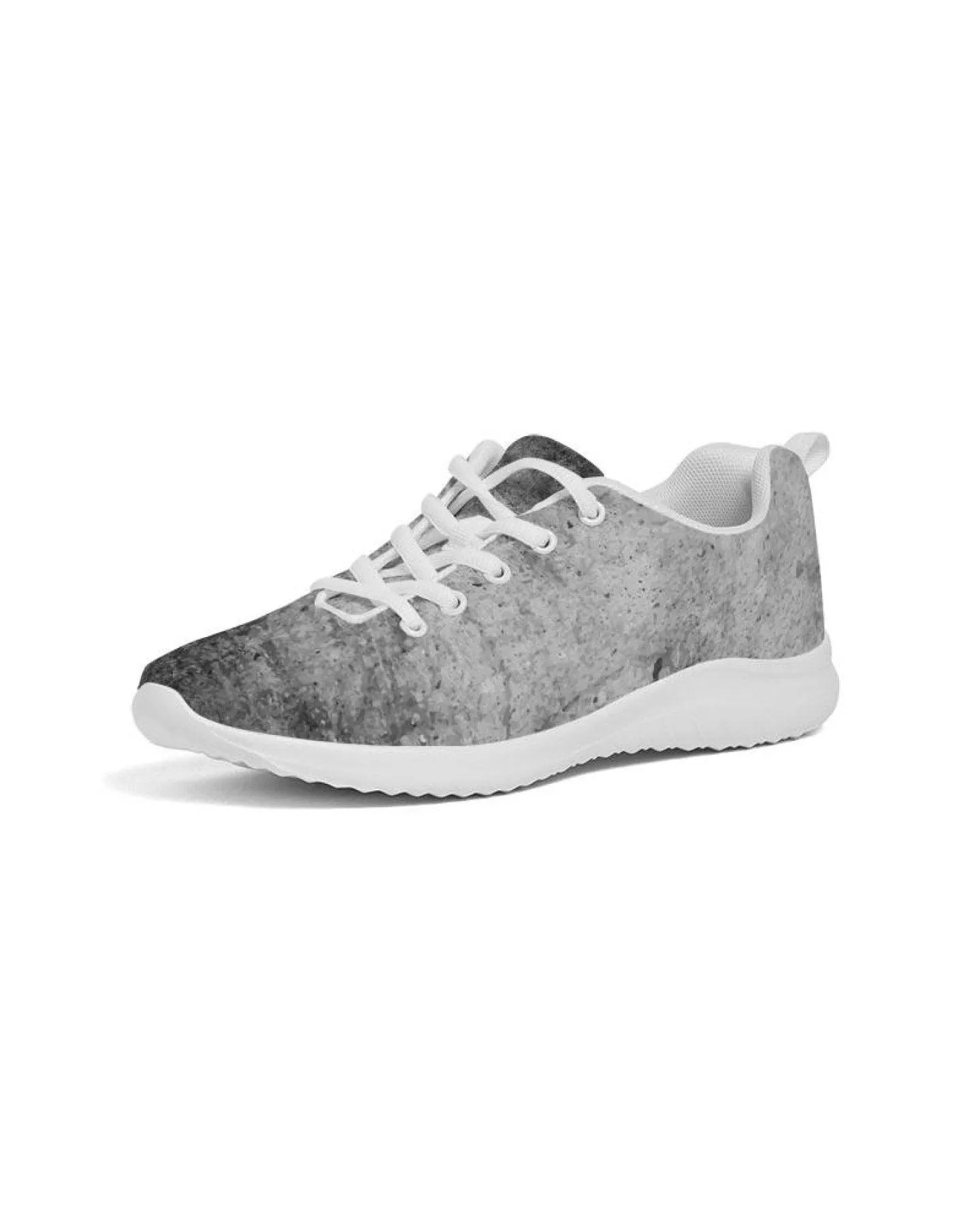 Women's Sneakers - Grey Tie-dye Style Canvas Sports Shoes / Running