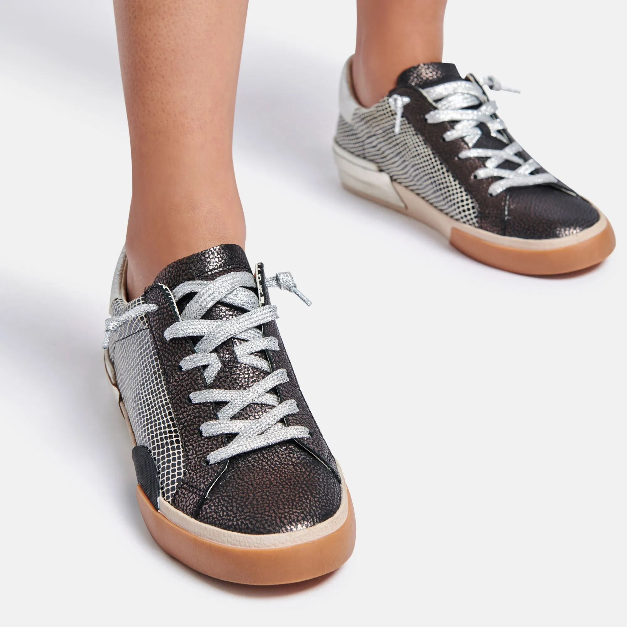 ZINA SNEAKERS MERCURY LEATHER - re:vita